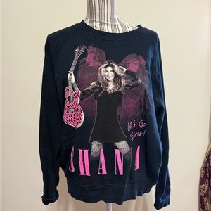 Daydreamer Shania Twain Lets Go Girls Sweatshirt Pink Daydreamer Crewneck
